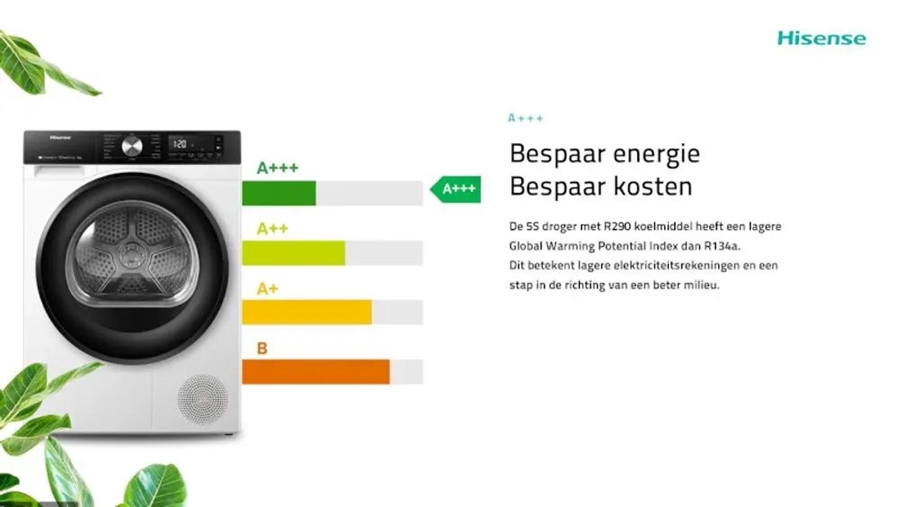 Hisense DH3S902BB3 Warmtepompdroger  12