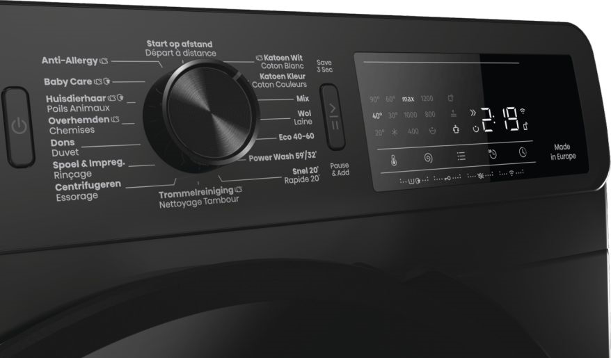 Hisense WF3V843BB/BLX Wasmachine 8