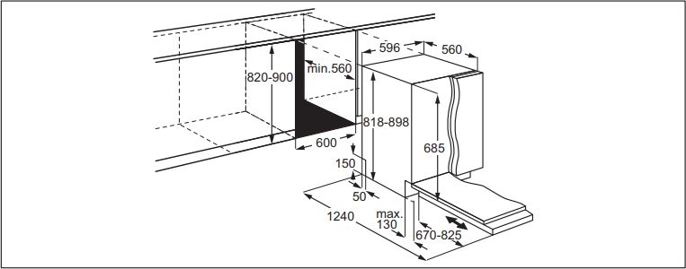 AEG FSE77BERLIN Inbouw Vaatwasser  2