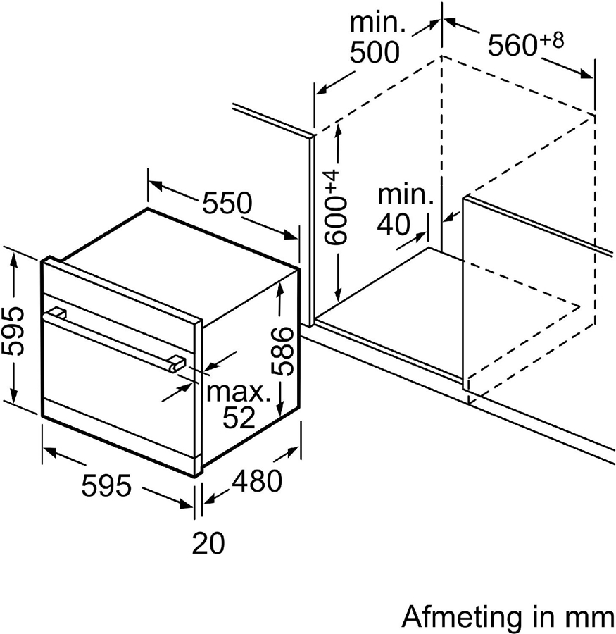 BOSCH SCX6ITB00E Serie 6 Inbouw Vaatwasser  2