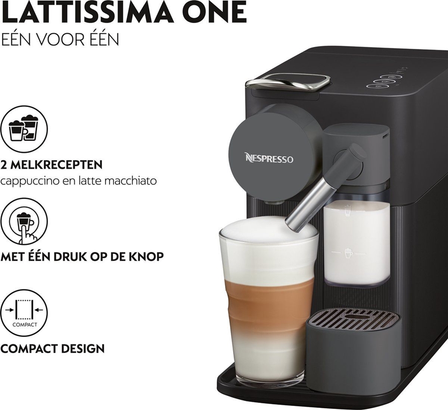 DeLonghi Nespresso Lattissima One Evolution EN510.B Koffiemachine 10
