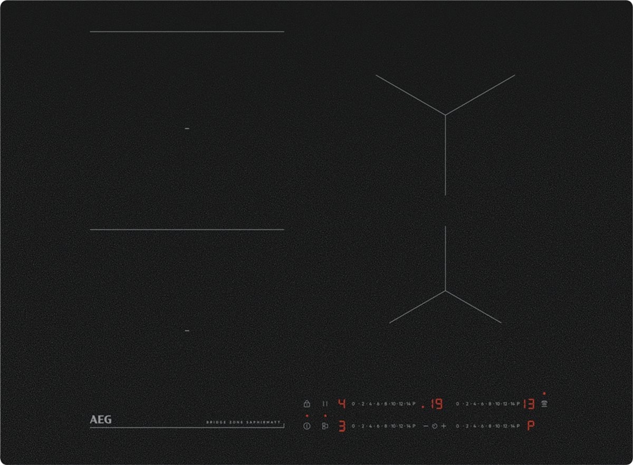 AEG TO74IB00CZ SaphirMatt 6000 Serie Inbouw Inductiekookplaat - 70 cm 1