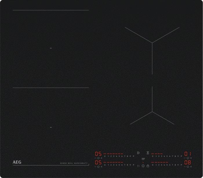 AEG TI64IB1BIZ SaphirMatt 7000 Serie Inbouw Inductiekookplaat - 60 cm 1