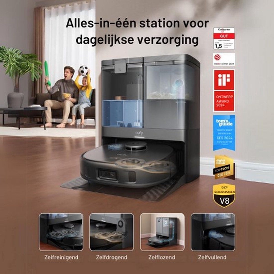 Eufy X10 Pro Omni Mopmaster Robotstofzuiger 12