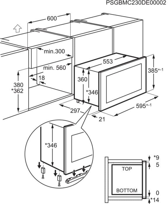 AEG OS5MG20EB Inbouw Magnetron 6
