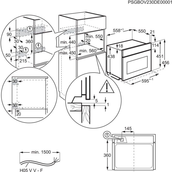 AEG TK6NK50FB Multifunctionele Inbouw Heteluchtoven met Magnetron 2