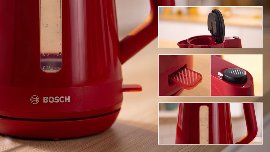 BOSCH TWK1M124 MyMoment Waterkoker - Rood 6