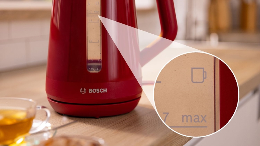 BOSCH TWK1M124 MyMoment Waterkoker - Rood 8