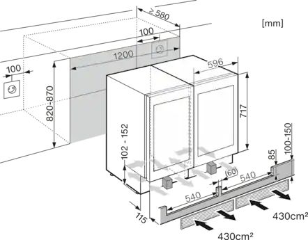 Miele KSK 6300 Side-by-Side Kit 2