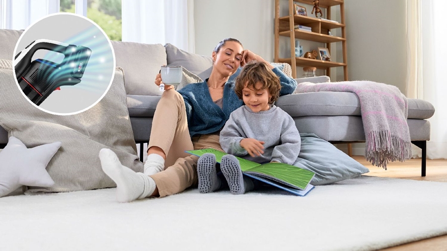 BOSCH BBS931WBA Unlimited 9 Draadloze Stofzuiger - Wit 6