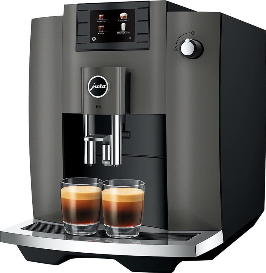 JURA E6 Dark Inox (EC) Volautomatische Koffiemachine 1