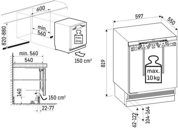 Liebherr URd 365i - 20 Inbouw Koelkast 2