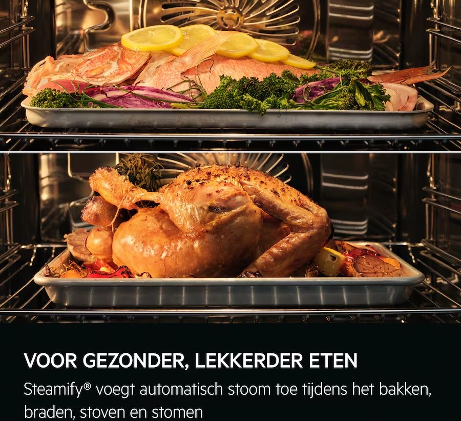 AEG TP9SB831AB 9000 ProAssist met SteamPro Inbouw Combi Hetelucht- en stoomoven 7