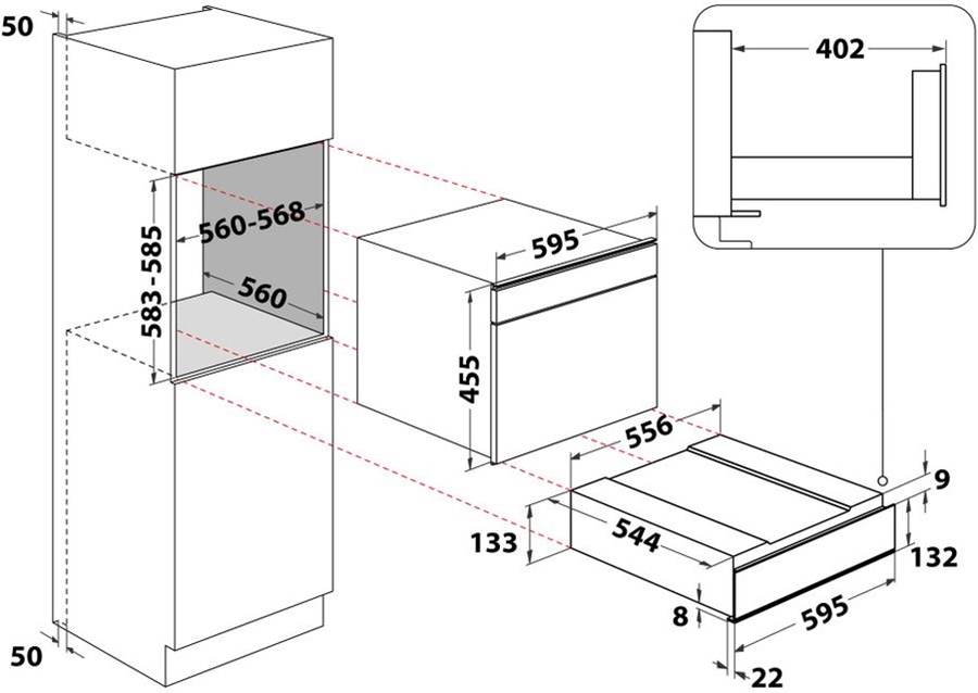 Whirlpool WWD1ABF Bordenwarmer 2