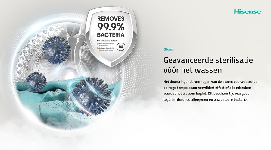 Hisense WF3S9043BW3/BLX Wasmachine  21