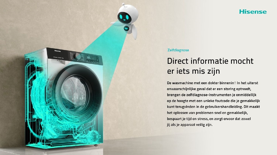 Hisense WF3S9043BW3/BLX Wasmachine  22