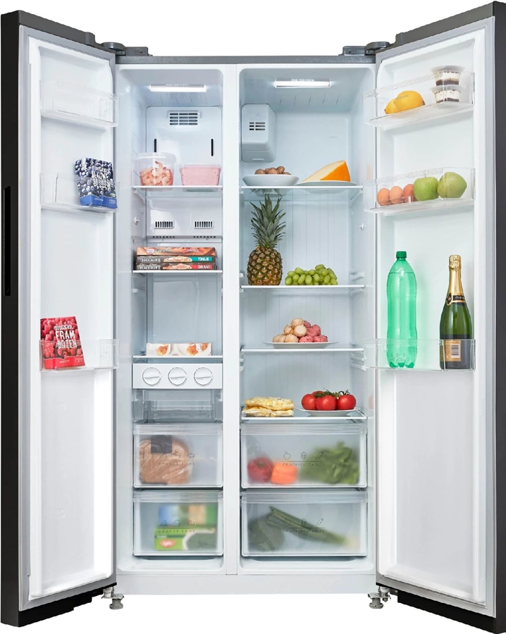 Inventum SKV0178B Amerikaanse Koelkast 3