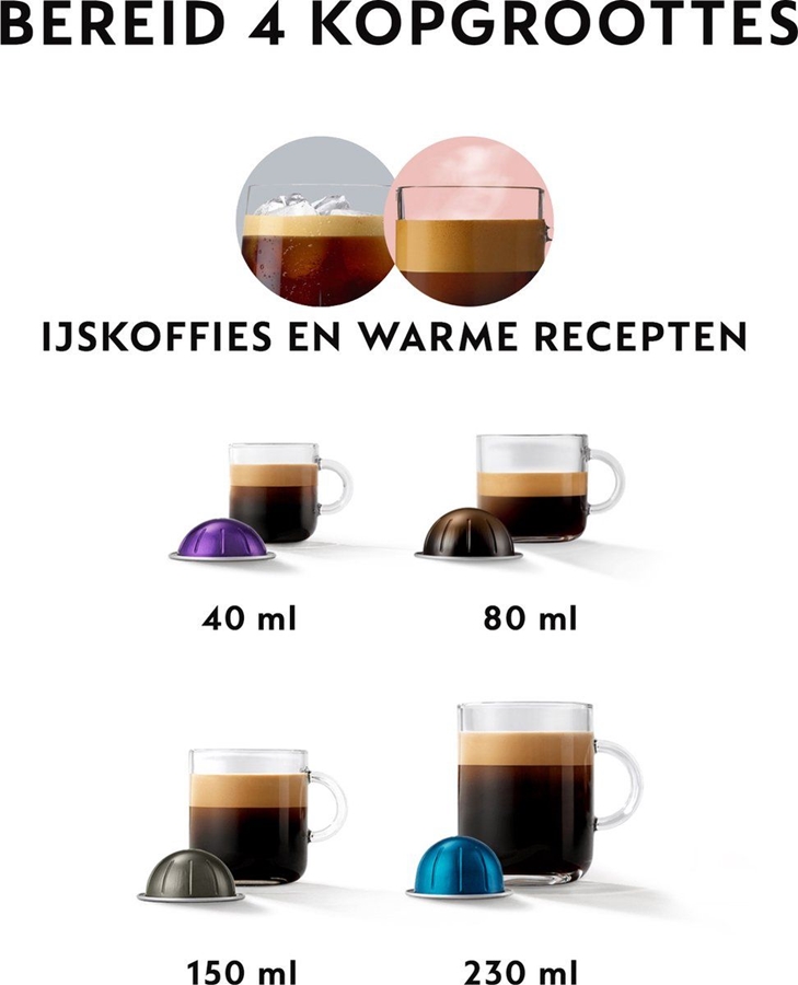 DeLonghi Nespresso ENV 90.BAE Vertuo Pop Koffiemachine  7