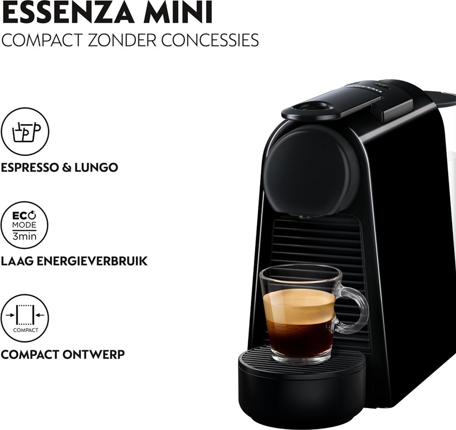 DeLonghi Nespresso EN 85.B Essenza Mini Koffiecupmachine 6