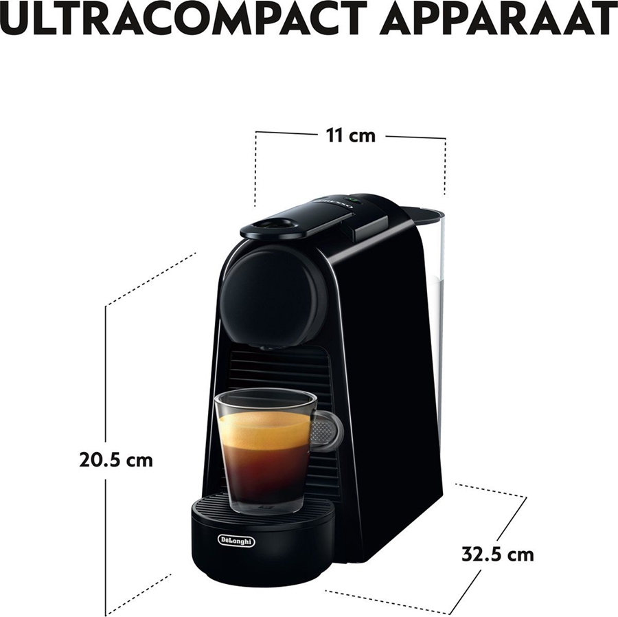 DeLonghi Nespresso EN 85.B Essenza Mini Koffiecupmachine 7