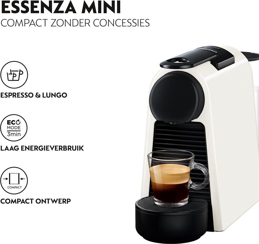 DeLonghi Nespresso EN 85.W Essenza Mini Koffiecupmachine 6