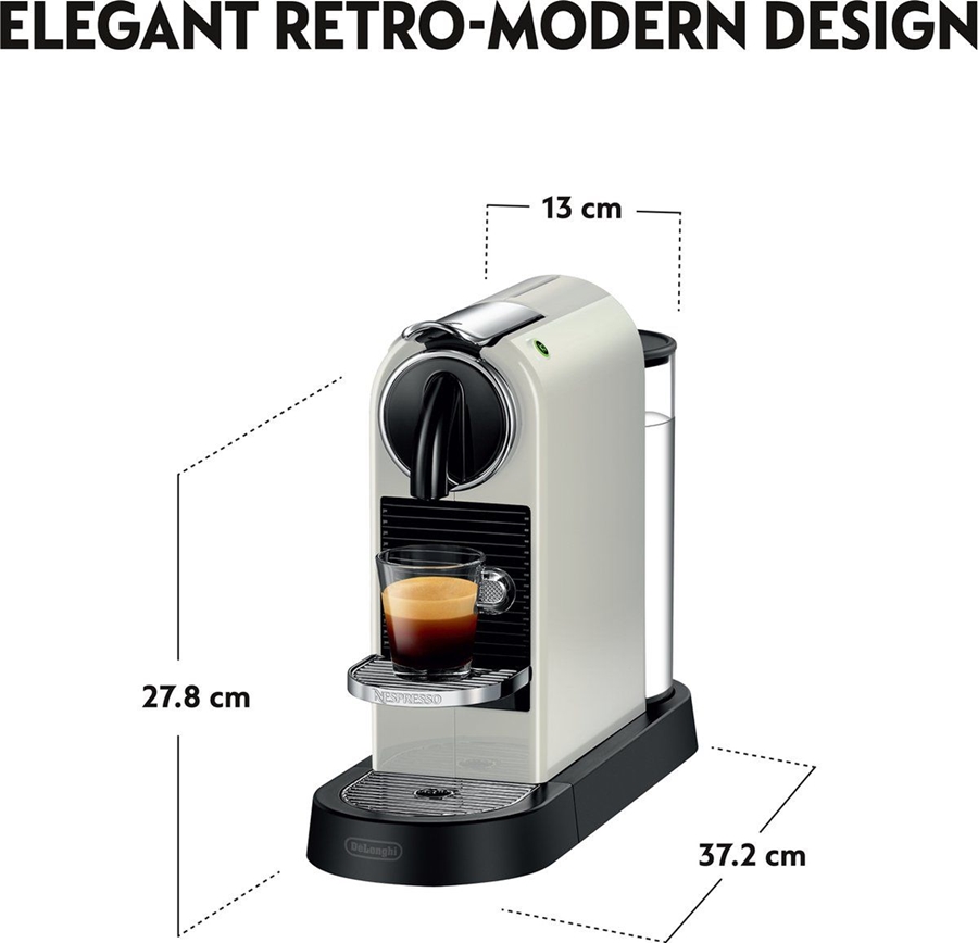 DeLonghi Nespresso EN 167.W Citiz Koffiemachine 7