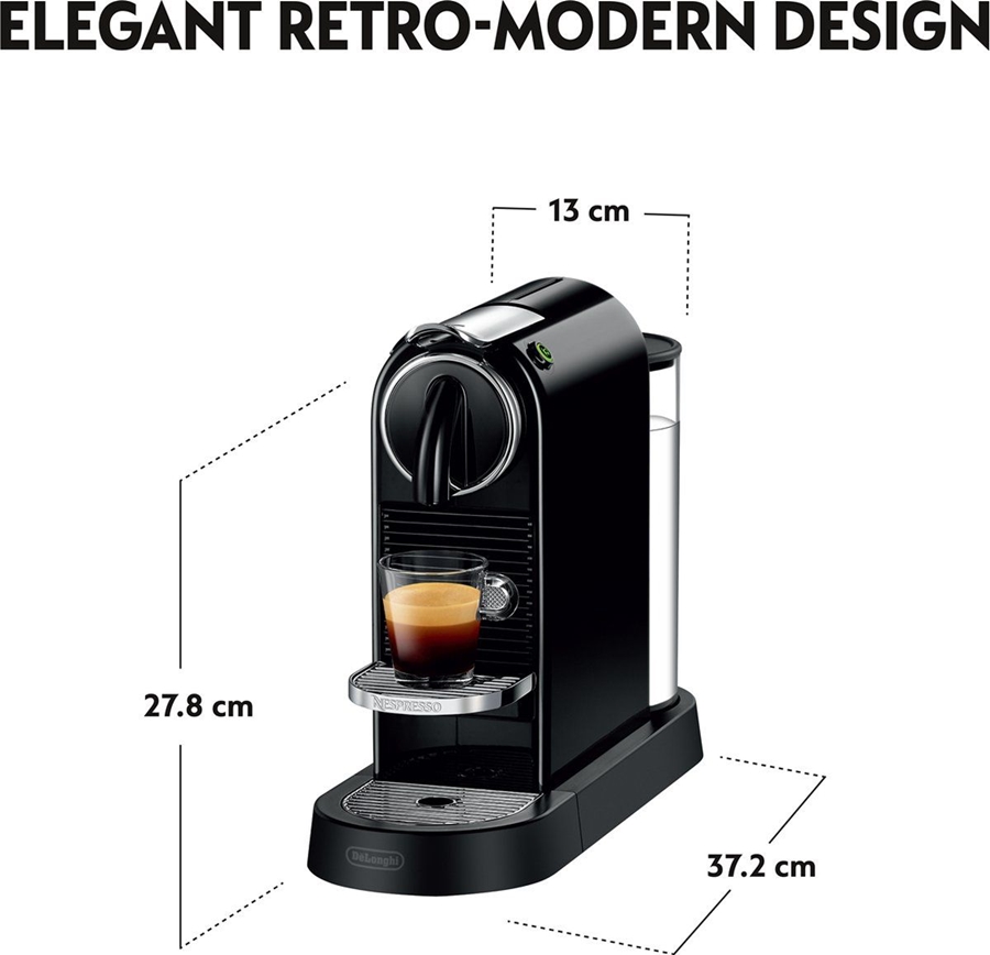 DeLonghi Nespresso EN 167.B Citiz Koffiemachine 6