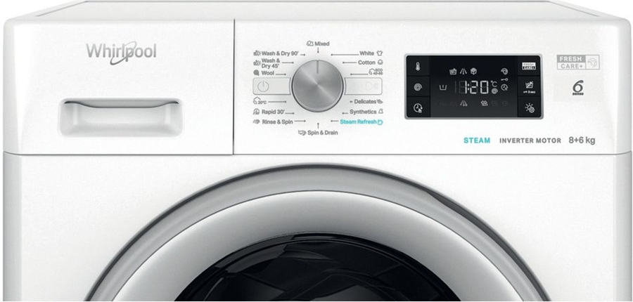 Whirlpool FFWDB 864489 SV EE Was-droogcombinatie 5