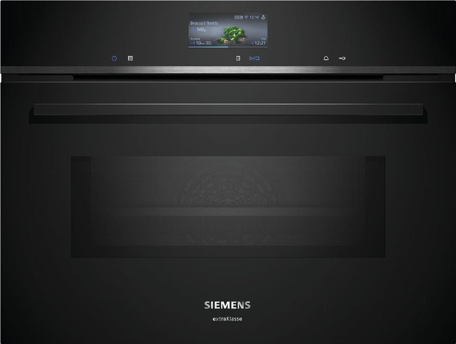 Siemens CM776GMB1F iQ700 extraKlasse Compacte Oven met Magnetron - 60 x 45 cm - Zwart 1