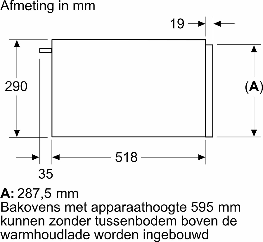 Siemens BI710D1B1 iQ700 Warmhoudlade 9
