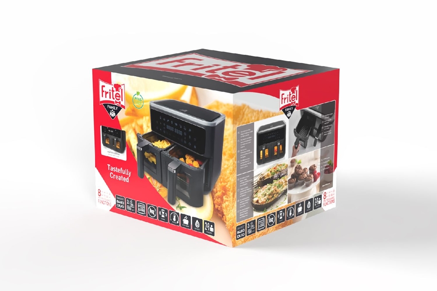 FRITEL 8480 Snacktastic Airfryer - Heteluchtfriteuse 5