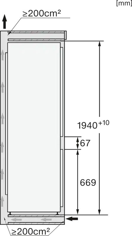 Miele KFN 7833 D Inbouw Koel-vriescombinatie 10