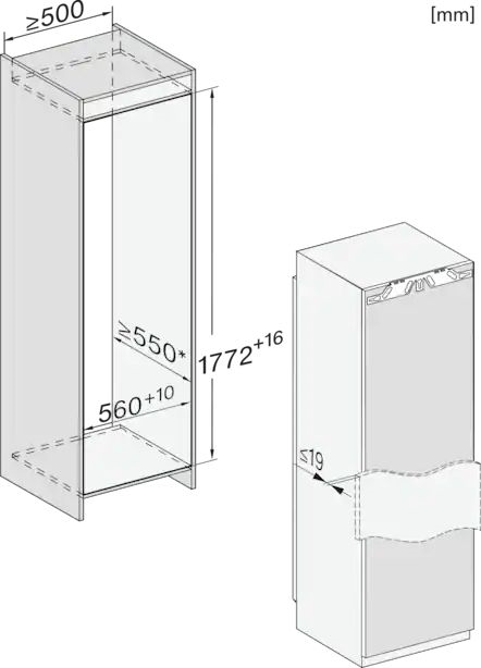 Miele K 7715 E inbouw koelkast 5