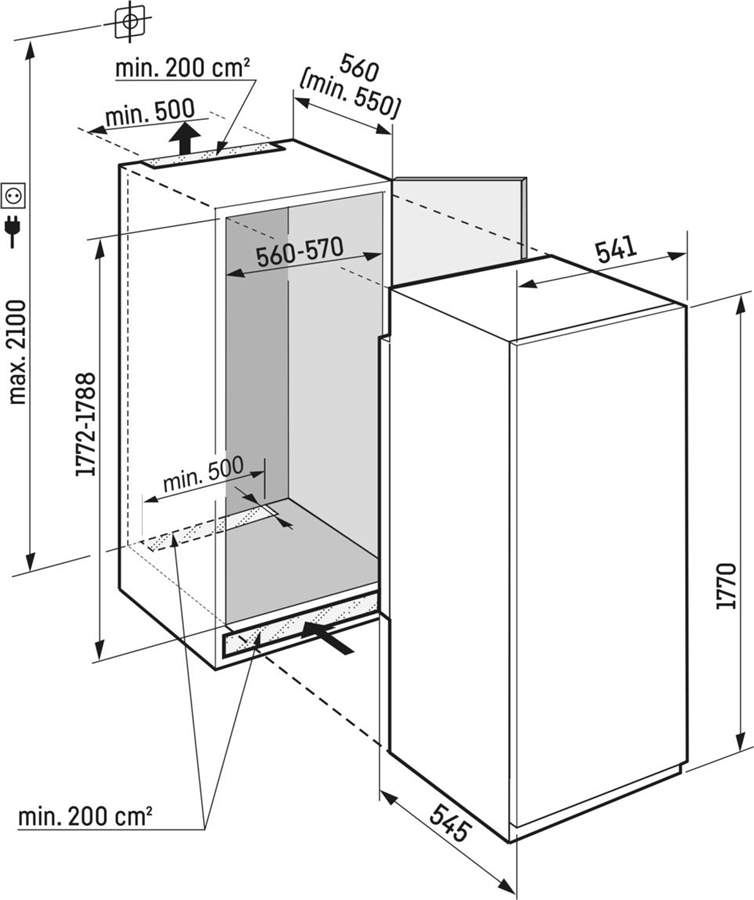 Liebherr IRBSd 5121-22 inbouw koelkast 2