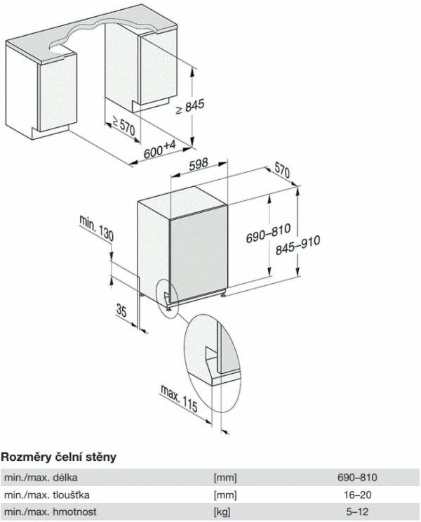 Miele PFD 104 SCVi XXL Professional volledig geïntegreerde vaatwasser 2
