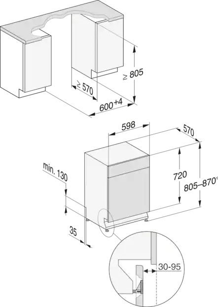 Miele G 5132 SCU clst vaatwasser 2