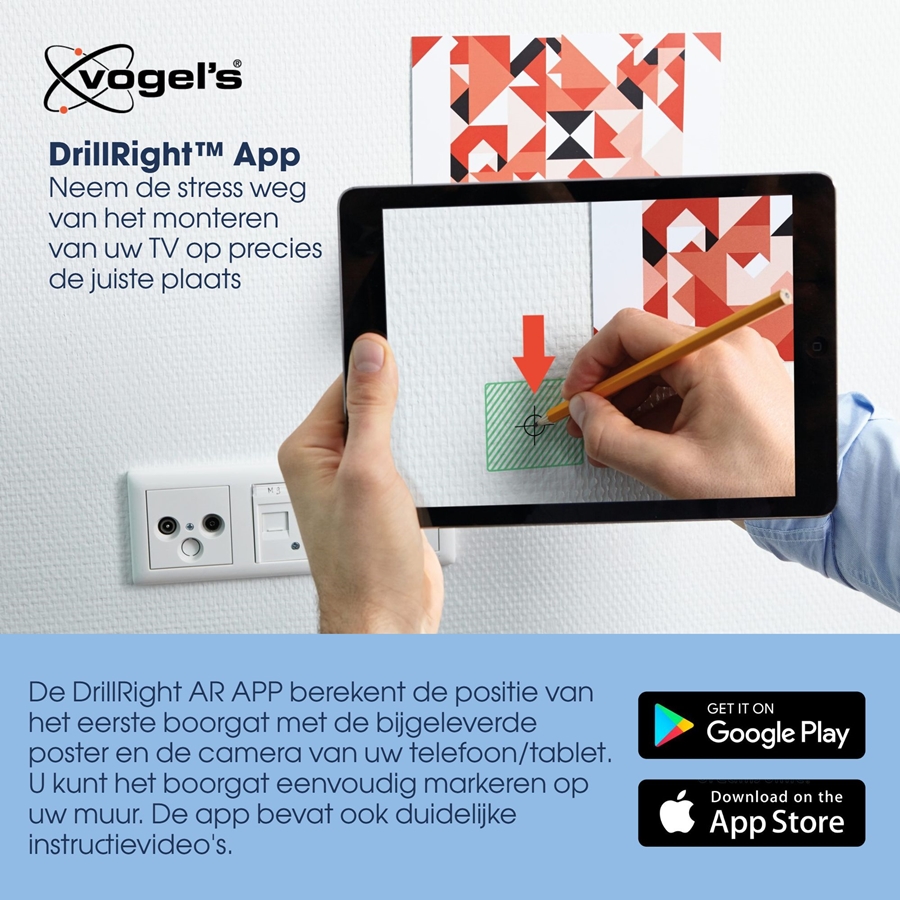 Vogel's Comfort Full Motion+ TVM 3665 draaibare en kantelbare muurbeugel voor OLED 5