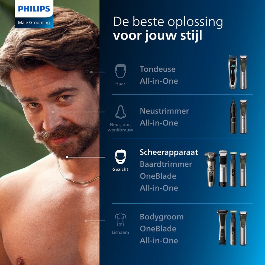 Philips X3052/00 Elektrisch Scheerapparaat - Donkergroen 3