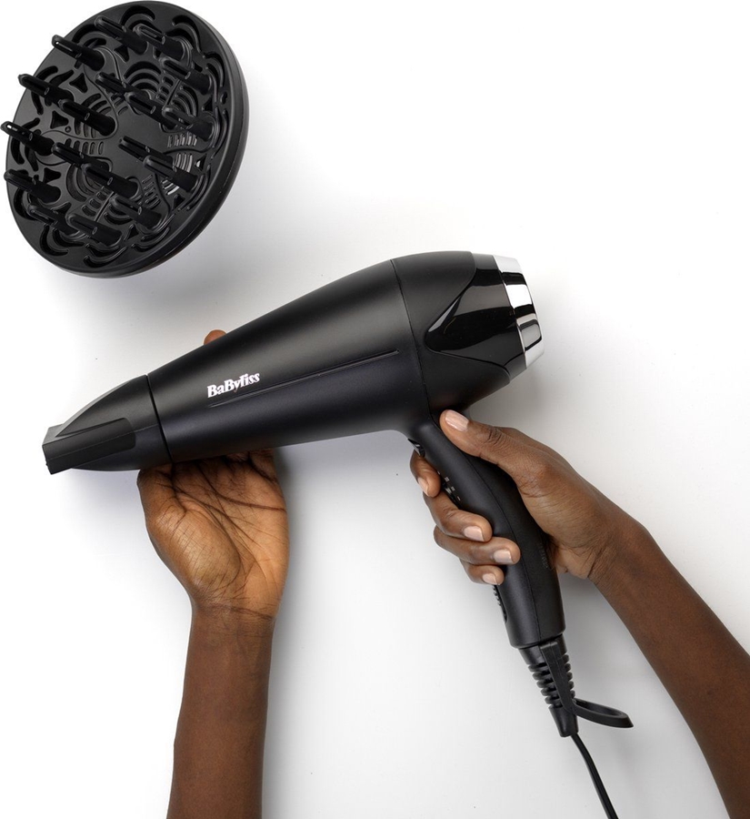 BaByliss D572DE Turbo Smooth Föhn - Haardroger  6