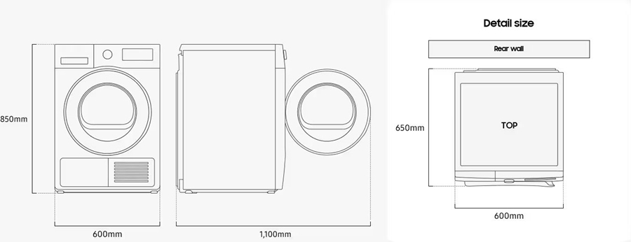Samsung DV9UDG52A0ABEN Warmtepompdroger 9