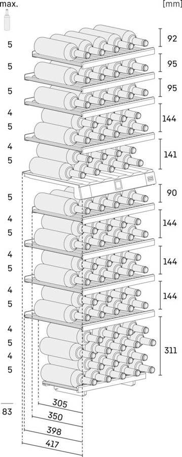 Liebherr EWTgb 3583-26 inbouw wijnkast 6