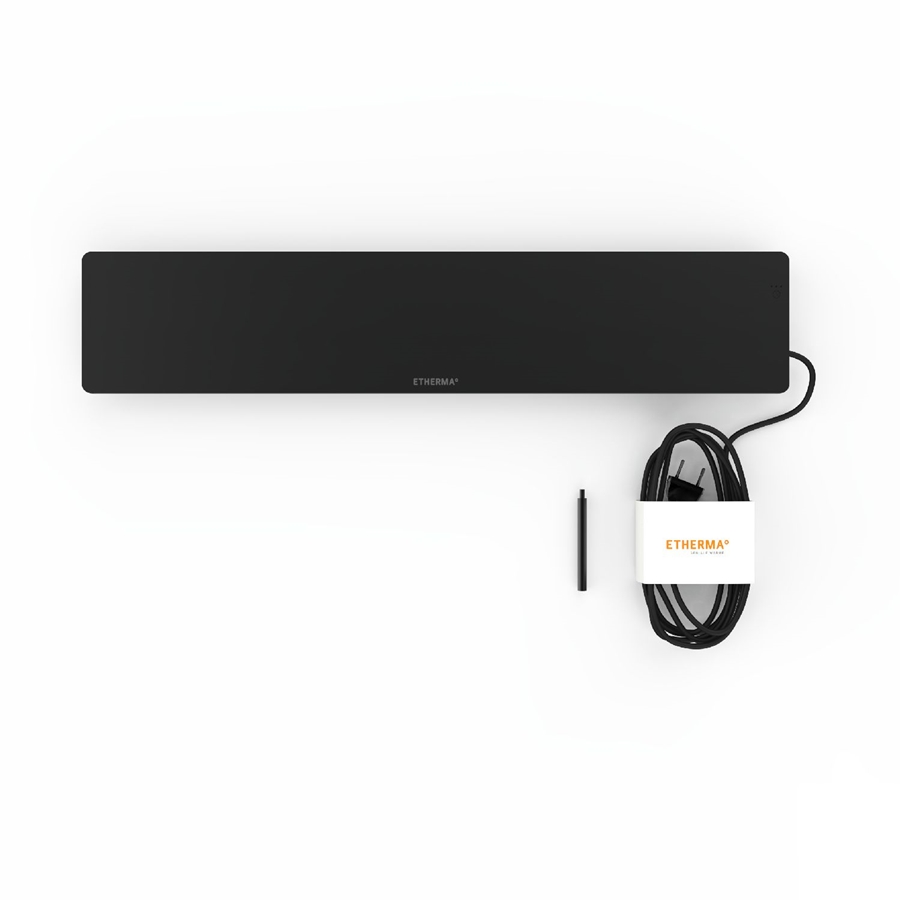ETHERMA 46377 Infrarood Werkplekverwarming - Op Bureau - Set - Zwart - LAVA-DESK-TOP-50-B 1