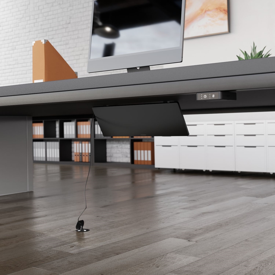 ETHERMA 46379 Infrarood Werkplekverwarming - Onder Bureau - Set - Zwart - LAVA-DESK-SUB-90-B 5