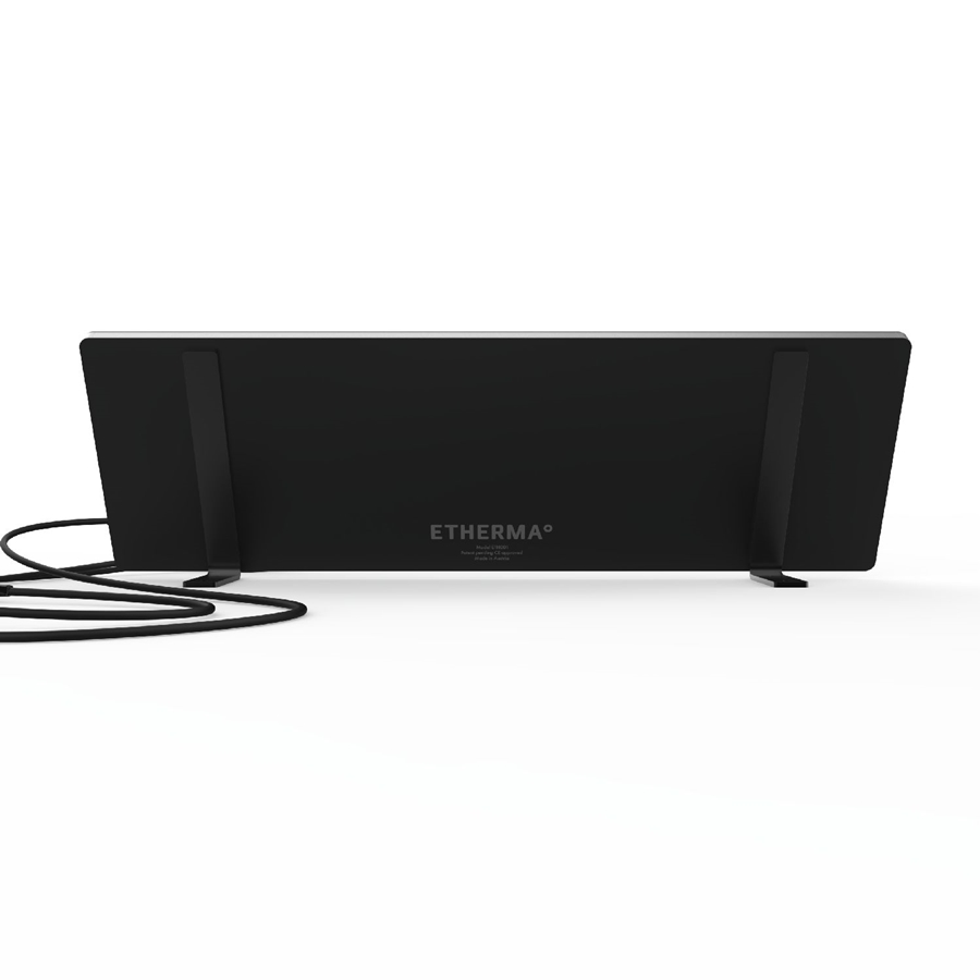 ETHERMA 46379 Infrarood Werkplekverwarming - Onder Bureau - Set - Zwart - LAVA-DESK-SUB-90-B 6