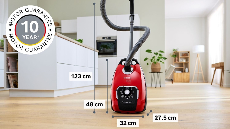 BOSCH BGB8PET3A Serie 8 ProAnimal Stofzuiger met Zak - Rood 2