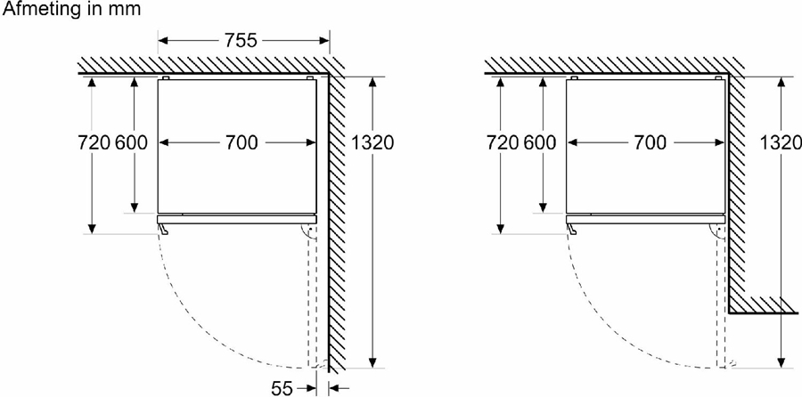 BOSCH KGN49OCAF Serie 4 EXCLUSIV Koel-vriescombinatie 19