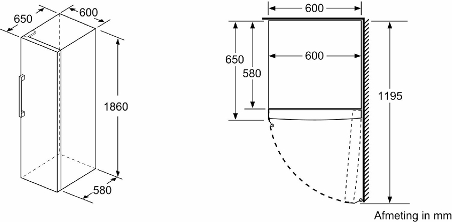 BOSCH GSN36VIEP Serie 4 Vriezer 10