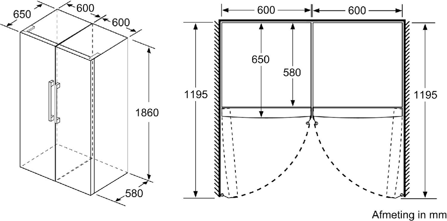BOSCH GSN36VIEP Serie 4 Vriezer 11
