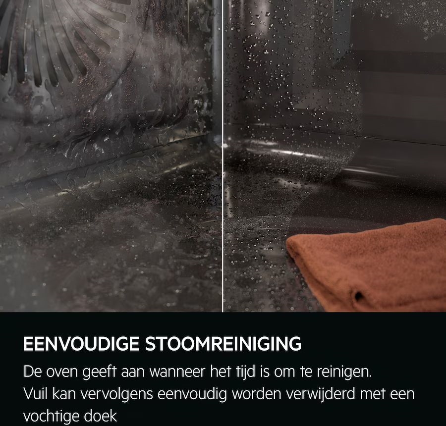 AEG TP9SK821T 9000 Inbouw Combi Hetelucht- en Stoomoven 3