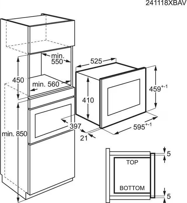 AEG TB6SM261FB Inbouw Magnetron 2